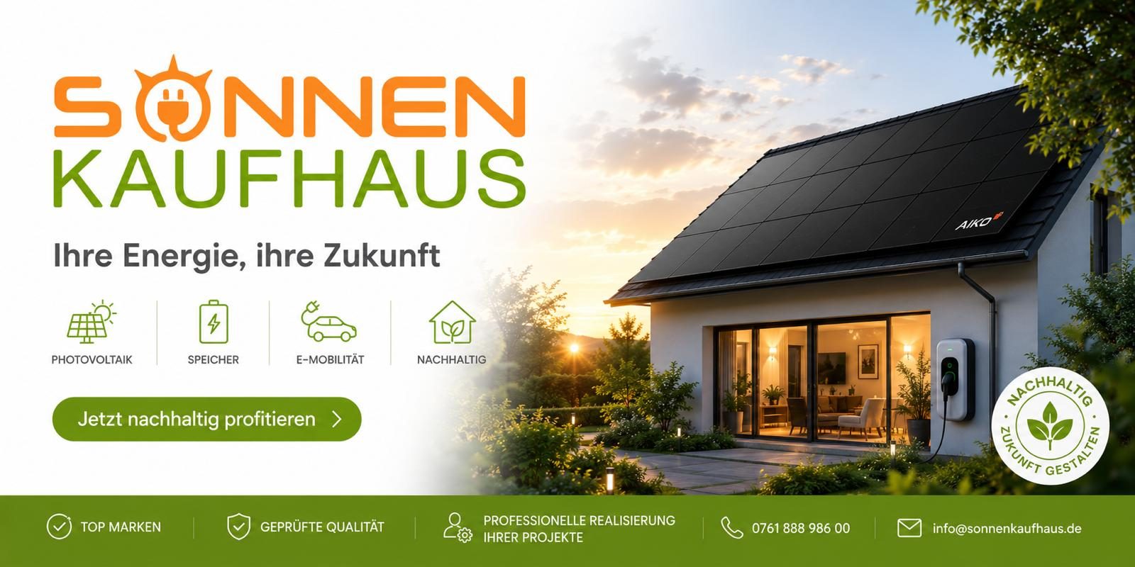 Sonnenkaufhaus Fachzentrum Photovoltaikanlagen für die Schweiz
